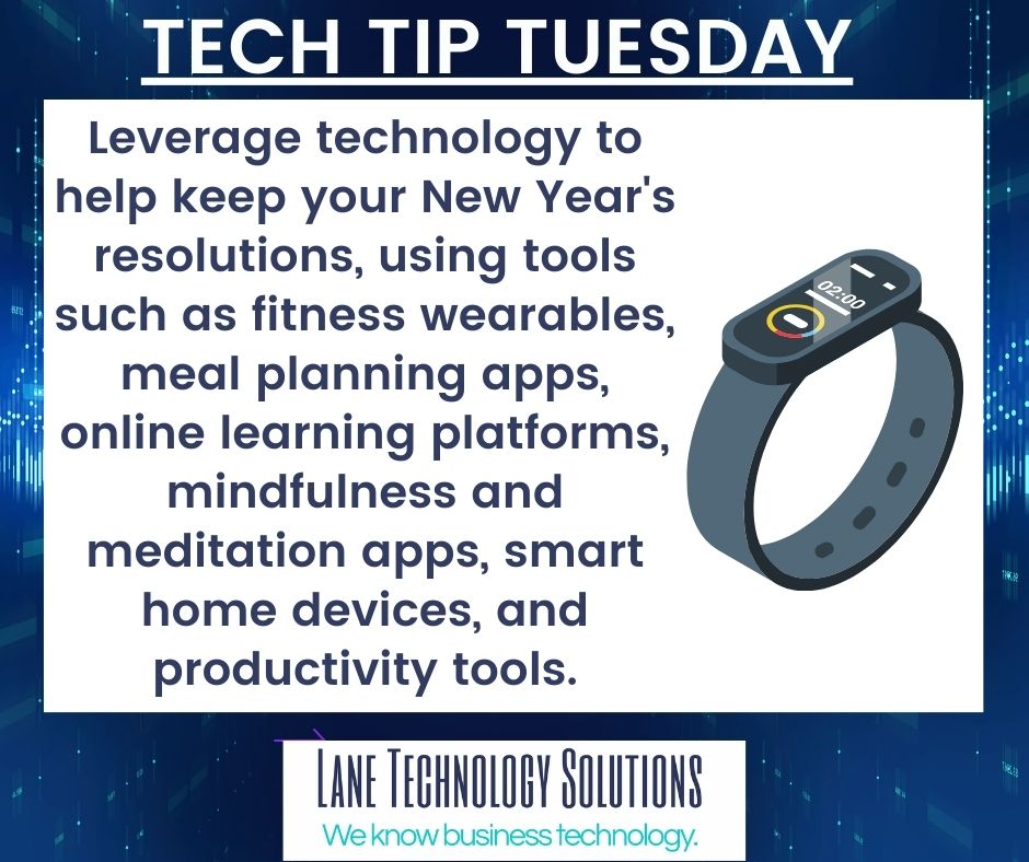 PartnerWithLTS's tweet image. New year, new tech tips! Check out our #techtiptuesday and start your year off right.

#Lanetech #winterparkfl #techtrends2024