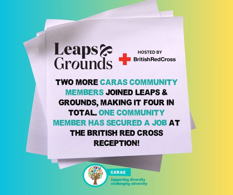 CARAS_LDN's tweet photo. Fantastic partnerships are forming around employment and employability opportunities for people seeking asylum and new refugees.  🌟🤝 

#NewBeginnings #LeapsAndGrounds

@RefugeeAction
@REUK 
@BritishRedCross https://t.co/9fnMwkAnsN