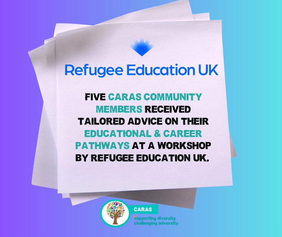 CARAS_LDN's tweet photo. Fantastic partnerships are forming around employment and employability opportunities for people seeking asylum and new refugees.  🌟🤝 

#NewBeginnings #LeapsAndGrounds

@RefugeeAction
@REUK 
@BritishRedCross https://t.co/9fnMwkAnsN