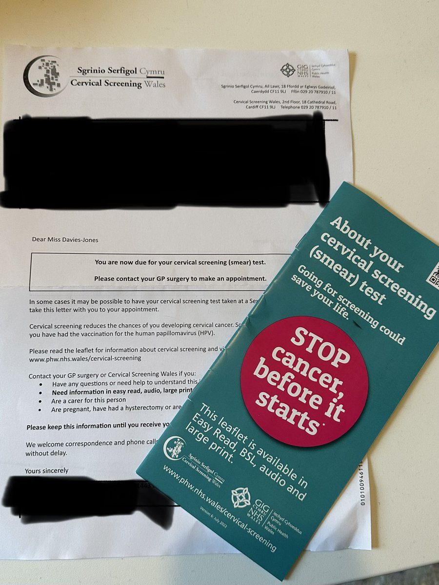 AlexDaviesJones's tweet image. This just came in the post #TimeToTest👩‍⚕️

If you’ve had yours please, please don’t put it off, get it booked!✅

January is also #CervicalCancerPreventionMonth

I’ve previously spoken out about my own experiences &amp;amp; urge anyone who needs to talk to reach out to @JosTrust 💕 #WeCan