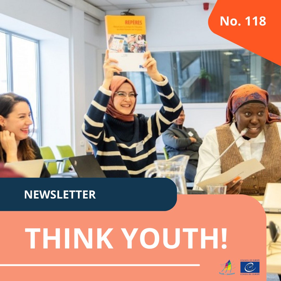 The latest #ThinkYouth newsletter is out now! 🔗Click on the link to read more about what has been happening at the Youth Department 👇👇go.coe.int/yv03P