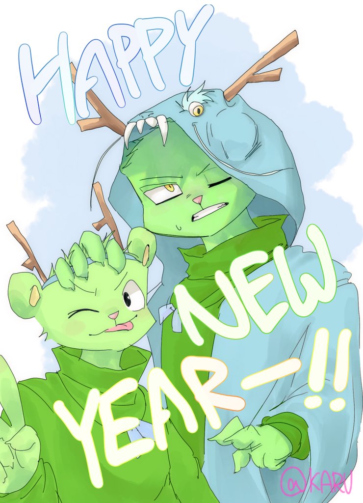 Karu_HTF's tweet photo. #HappyNewYear
#happytreefriends 
#htf
해시 하나 안 붙여서 다시 올리기
다들 새해 복 많이 받으세요~🎉🎉 https://t.co/s7YaXwYxrW