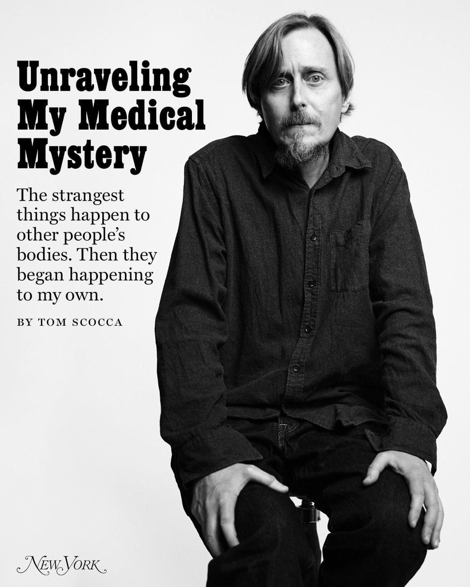 'I had my health. I had a job. And then, abruptly, I didn't,' @tomscocca writes. The writer and editor writes about his journey that began with a mysterious swelling in his joints, then low blood-oxygen levels, and then an alarming muscle weakness. trib.al/sx4sSdI