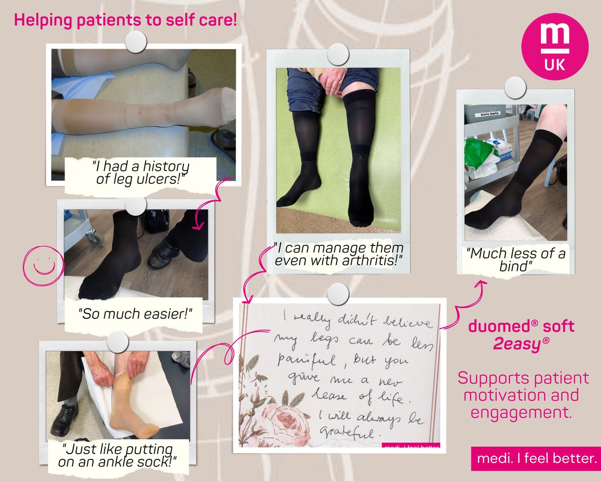 mediUKLtd's tweet image. Let's prioritise leg health in 2024! duomed soft 2easy is a 2-piece compression stocking which supports patient motivation &amp;amp; engagement . Simple application &amp;amp; removal. Available on prescription! #compression #2easy #woundcare #legsmatter #varicoseveins