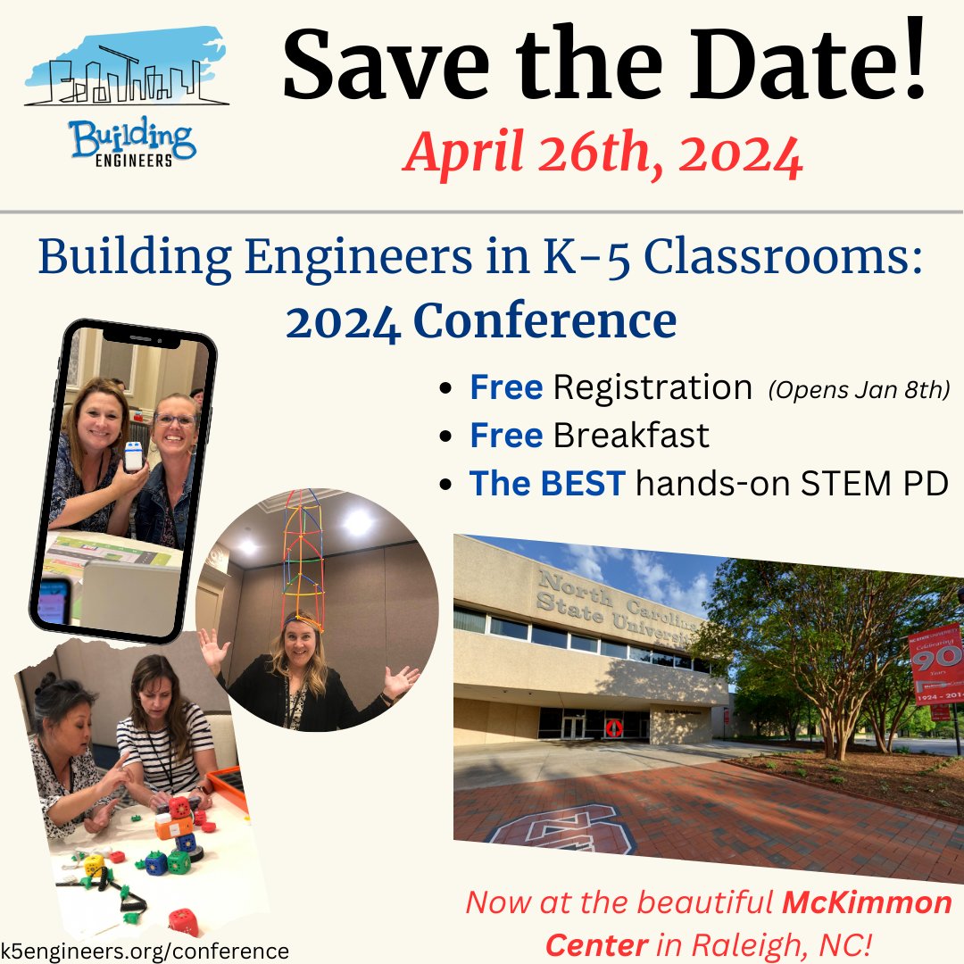 Happy New Year!!!!  Mark your calendars for this Monday, January 8th- conference registration will officially open.  Can't wait!