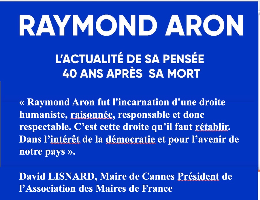 RAYMOND ARON, L'ACTUALITÉ DE SA PENSÉE 40 ANS APRÈS SA MORT @GLthinktank Passionnant recueil à télécharger generationlibre.eu/wp-content/upl… Lire la contribution de @davidlisnard: pages 177 à 182