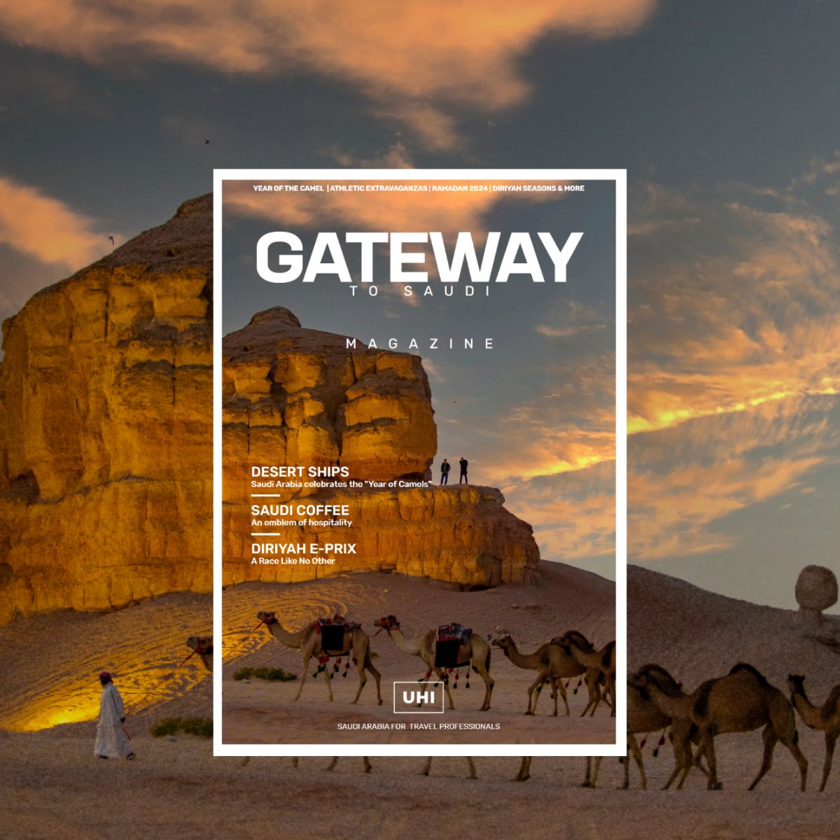 📣 Introducing the January edition of Gateway to Saudi magazine!

Dive into the rich and vibrant culture of Saudi Arabia with our latest issue 📖

Link: shorturl.at/coqvP

#UHI #GatewayToSaudi #b2btravel #gatewaytosaudimagazine #WebBeds #visitsaudi