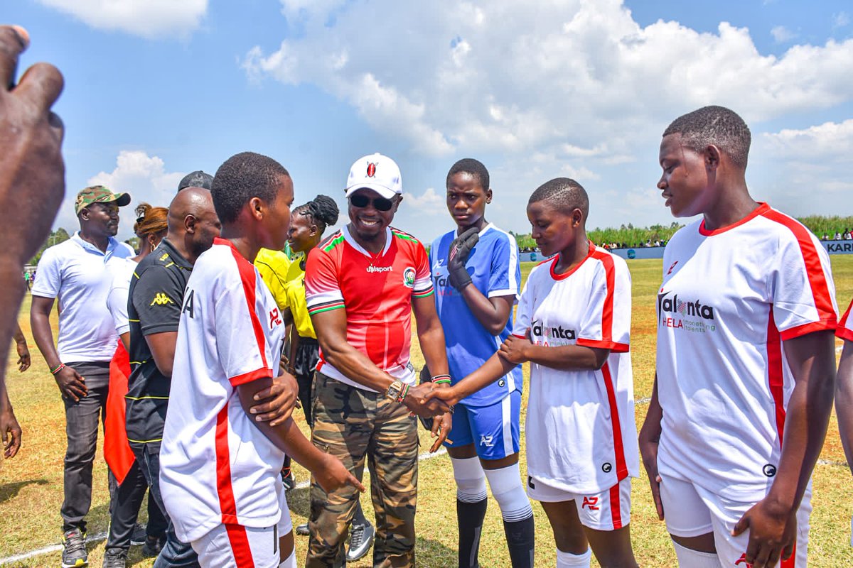 Hapo kwa empowerment and elevation of grassroots Talents, Waziri @AbabuNamwamba EGH huwa habahatishi 🫡💯 #CabinetSecretaryTrophy Ababu Namwamba Foundation Junior Stars Friendlies