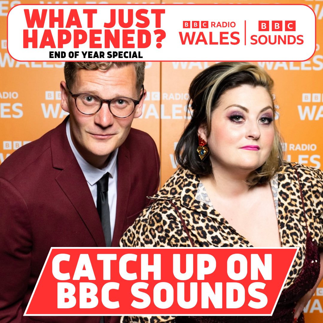 If you haven’t listened to the end of year special of What Just Happened yet then…like…what’re you playing at? 🙃 @athenakugblenu @WillHayCardiff and I join these two legends 👇🏽 for a look back at the craziness that hit the headlines in 2023. 🎧 here: bbc.co.uk/sounds/play/m0…