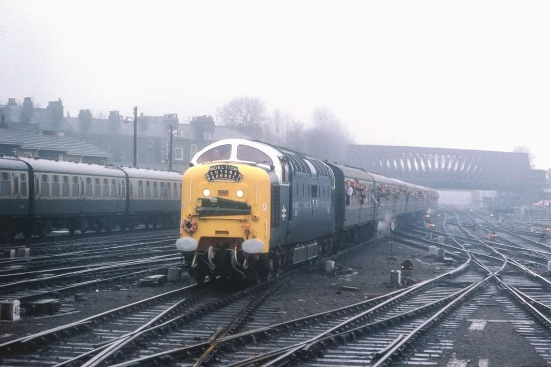 OTD 42 years ago. A sad day but what a privilege it was to have been a witness to (and play a very small part in) the BR Deltic era.