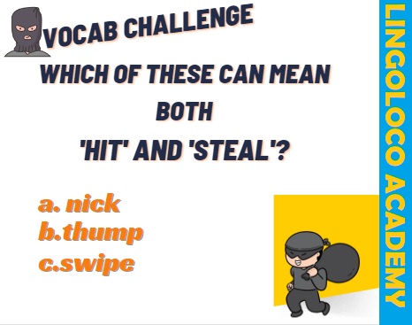 LingoLoco_PH's tweet image. Vocab challenge! Which word here can have two meanings?
 #LingolocoAcademy #learnenglish #vocabulary #quiz #englishquiz  #englishlesson