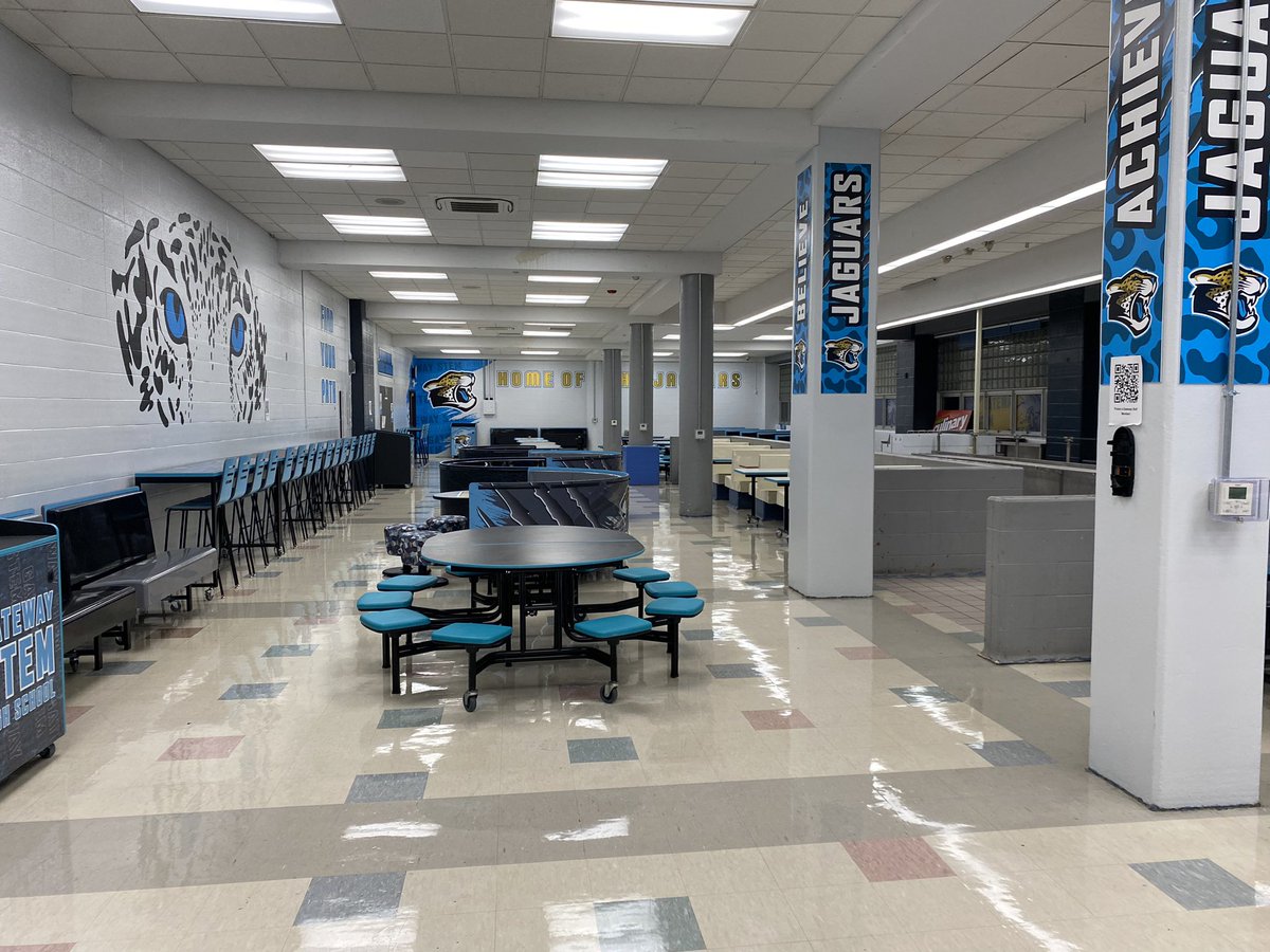 STEM upgrade complete: Cafe furniture looks amazing! 👏🏽