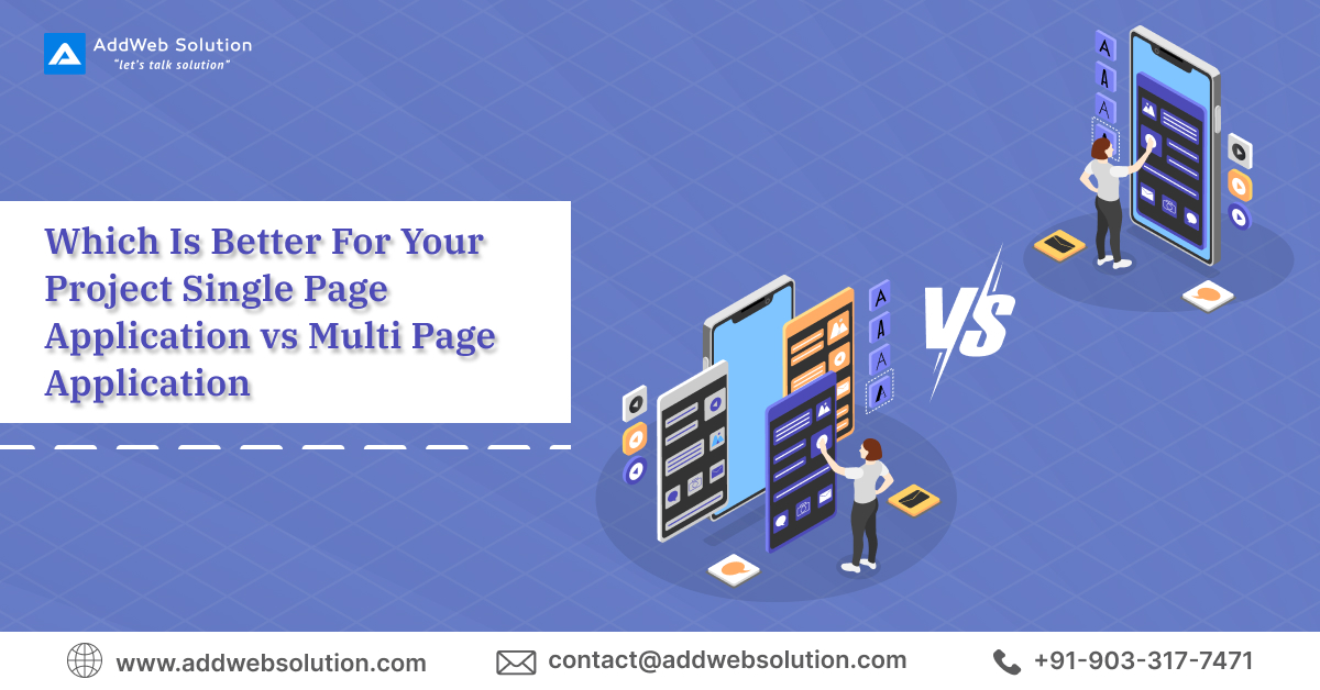 AddWebSolution's tweet image. Building your next project? Which is better for your project: #SinglePageApplication or #MultiPageApplication. Explore the pros &amp;amp; cons of Single Page vs. Multi-Page Applications and choose right for your project.
addwebsolution.com/blog/single-pa…

#webdevelopment #projectmanagement