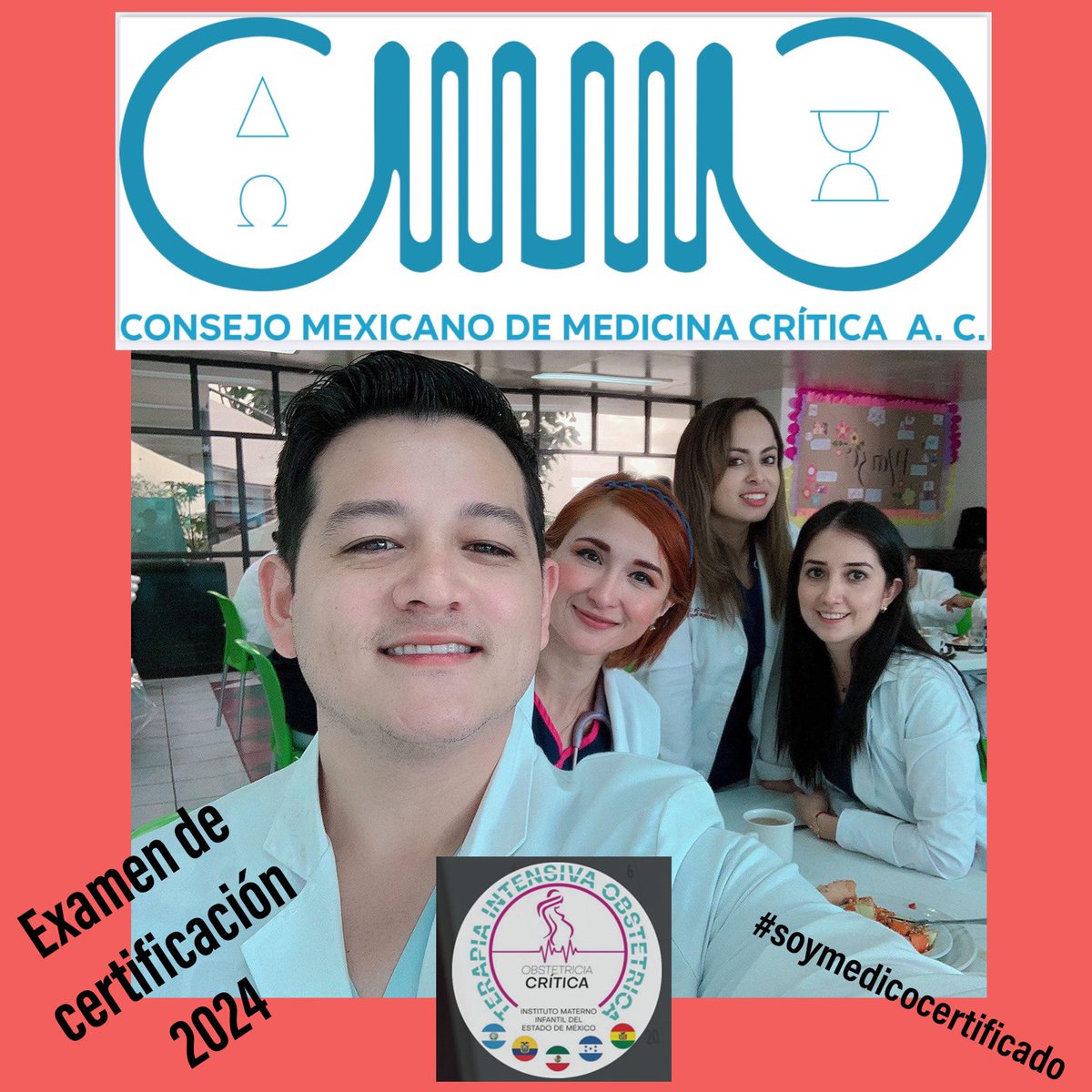 ConMexMedCrit's tweet photo. #soymedicocertificado https://t.co/WznU0COteD