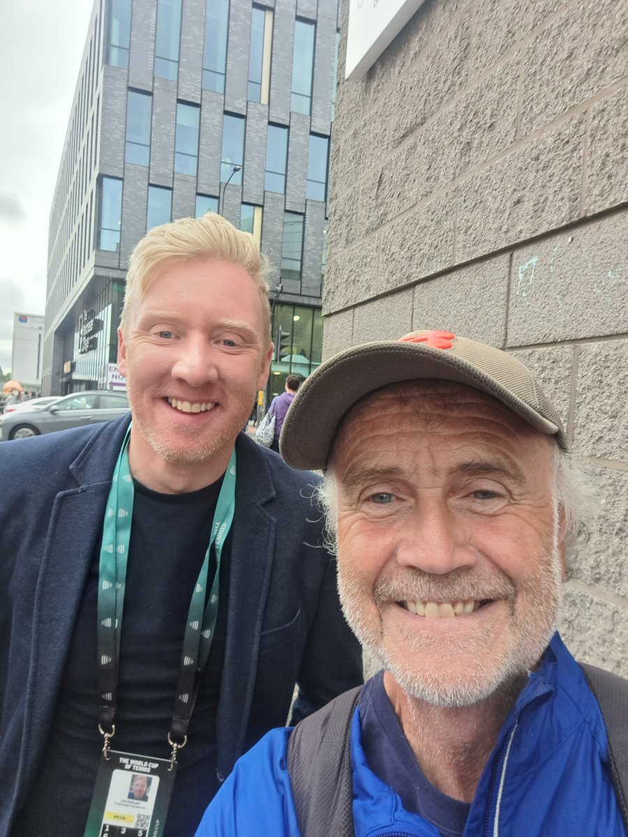 WoodspringRoad's tweet photo. @IanHaslam78 Hi Ian. I'm only 3 months late with this but better late than never as they say! Manchester &amp; The Davis Cup. Thanks for stopping &amp; for saying hello. Happy new year! 🥳 https://t.co/YtDqePF0KJ