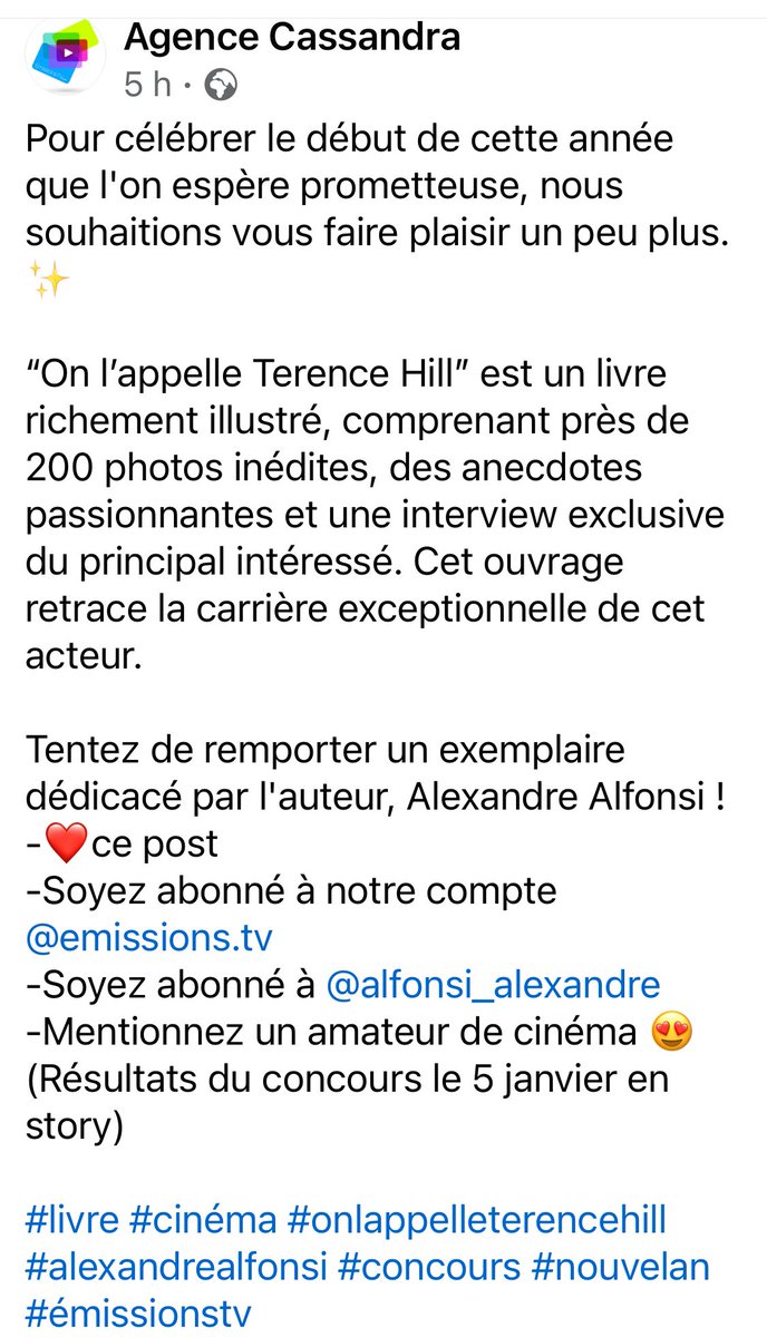 Merci à la bienveillante et passionnée <a href="/AgenceCassandra/">Emissions-tv.com</a>
