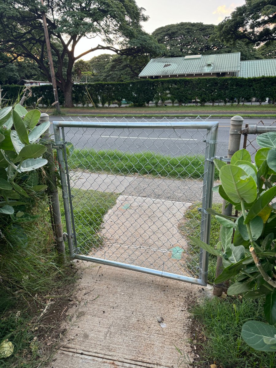 New Gates

Per our Vulnerability Assessment - reduce the number of open entrances to our campus.  Priority: the need for gates near bus stop on Kapahulu.  Results: 2 gates on Kapahulu were recently installed.  Mahalo to our DOE Facilities for putting up the 2 gates!