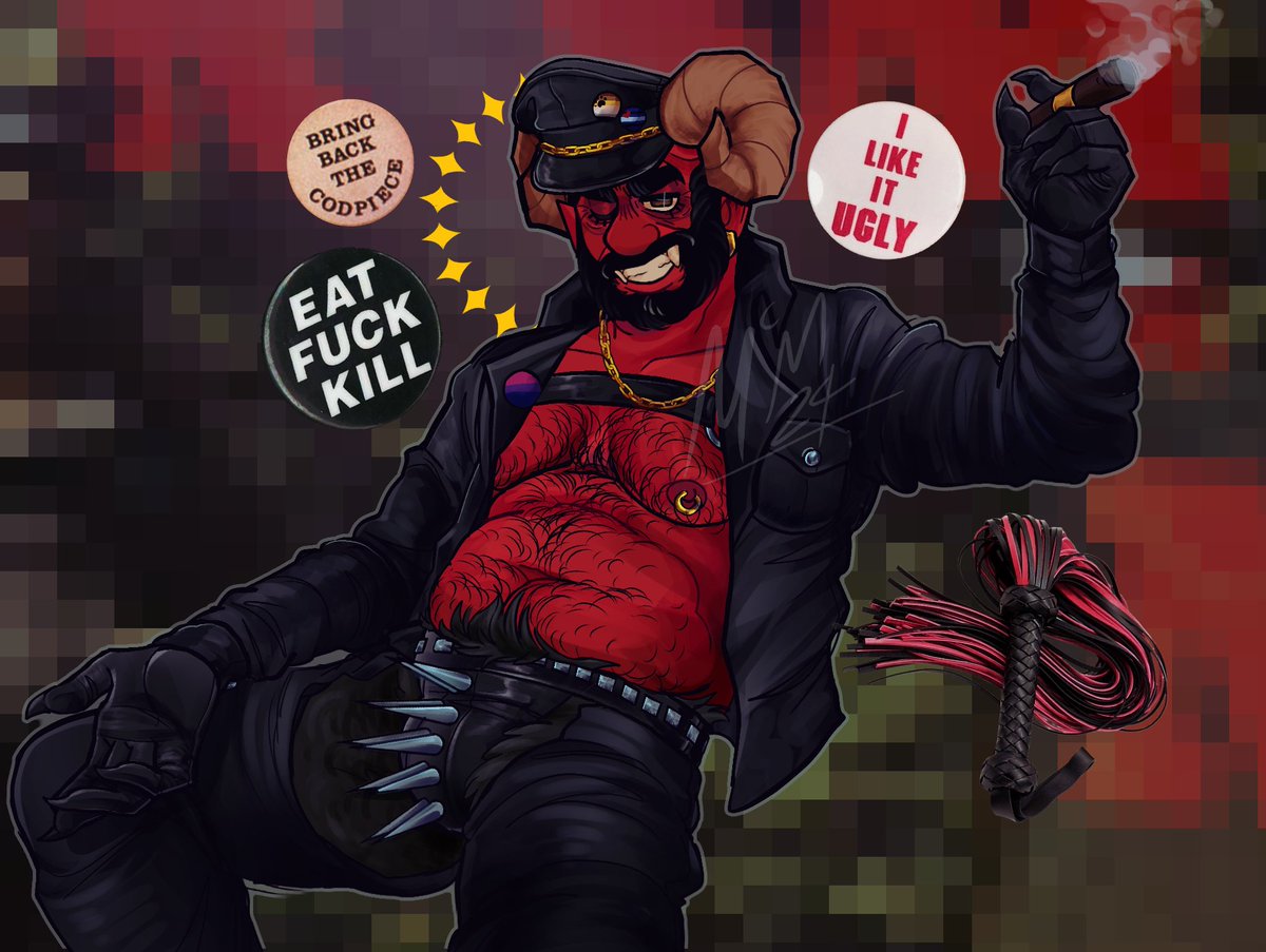NEWCRONOMICON's tweet photo. cw / suggestive , smoking
π₯ HOT DEMON LEATHER DADDIES IN *YOUR* AREA !! π₯
#yourprettyfaceisgoingtohell https://t.co/K4LR0pKr1r