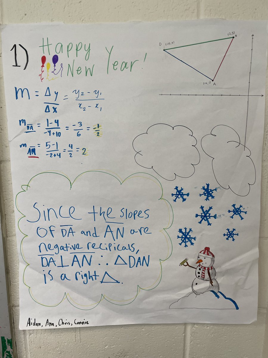 What better way to review triangle and parallelogram coordinate proofs than with group work and winter themed decoration? A great way to get back to learning after a long break! <a href="/EWSDMath/">Robert Teseo, Ed.D.</a>