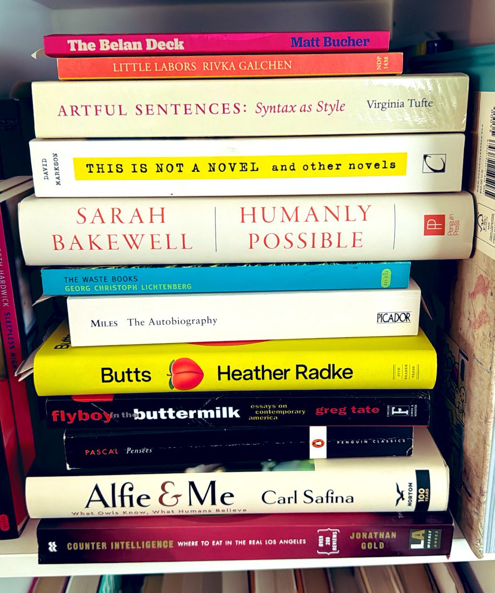 The to-read stack (one of them, anyways)