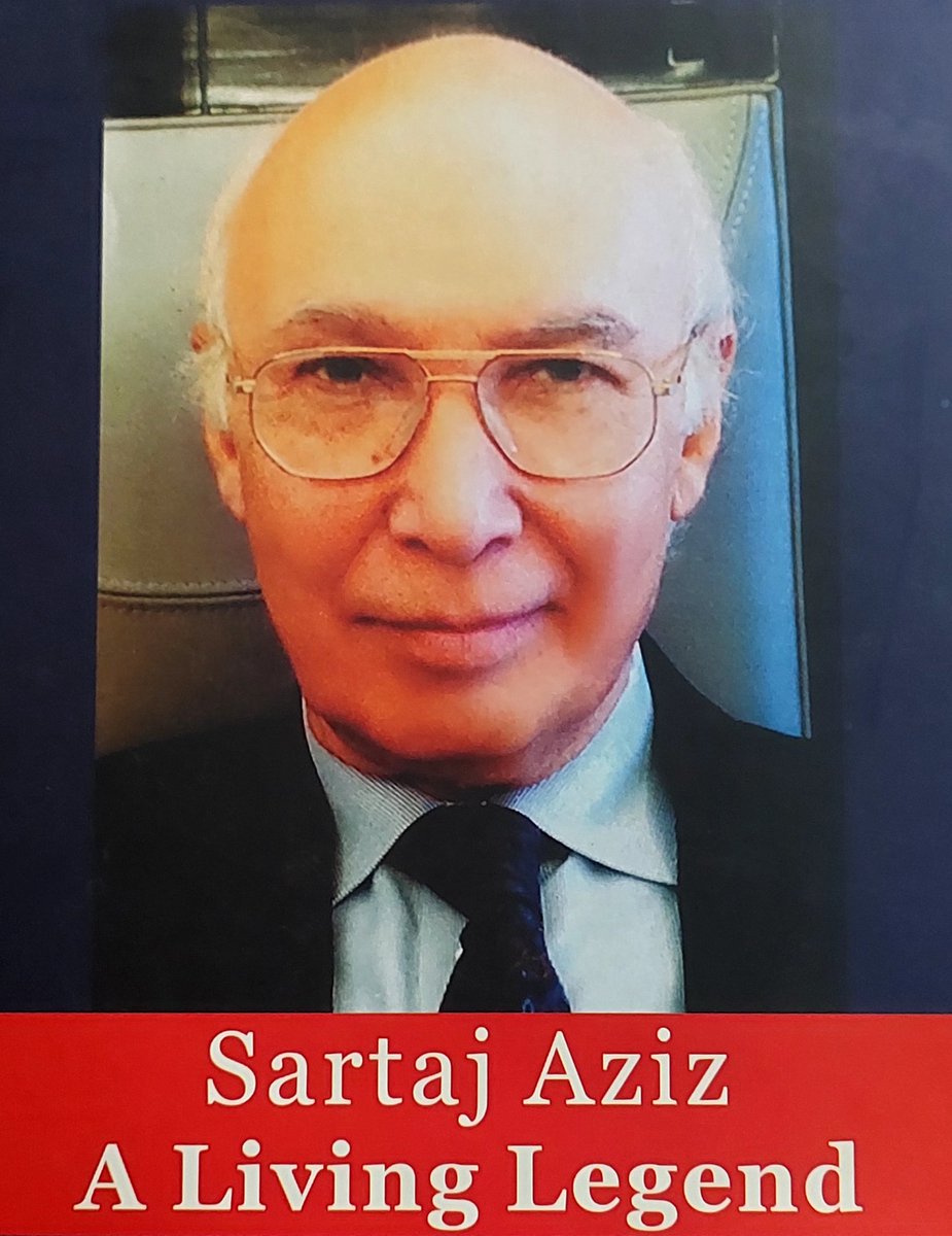AmirZia1's tweet photo. Sad to hear about #SartajAziz sb's demise. He had a fascinating political journey. From a student activist in the #PakistanMovement to the corridors of Foreign & Finance Ministeries, he had seen it all. A man without any scandal. May the Almighty rest his soul in eternal peace. https://t.co/TGzXi5siKb