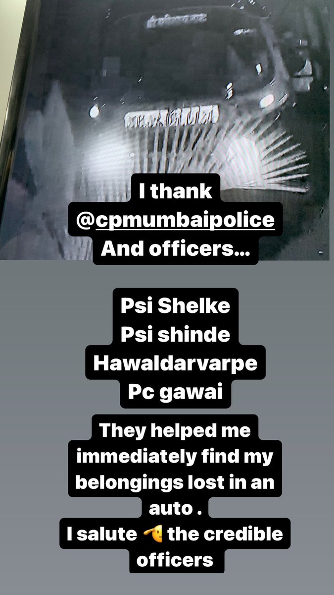 kavitta Verma (@kaavzz) on Twitter photo Thanks to <a href="/CPMumbaiPolice/">Commissioner of Police, Greater Mumbai</a>
For quick action . Salute 🫡 your service Thanks to <a href="/CPMumbaiPolice/">Commissioner of Police, Greater Mumbai</a>
For quick action . Salute 🫡 your service