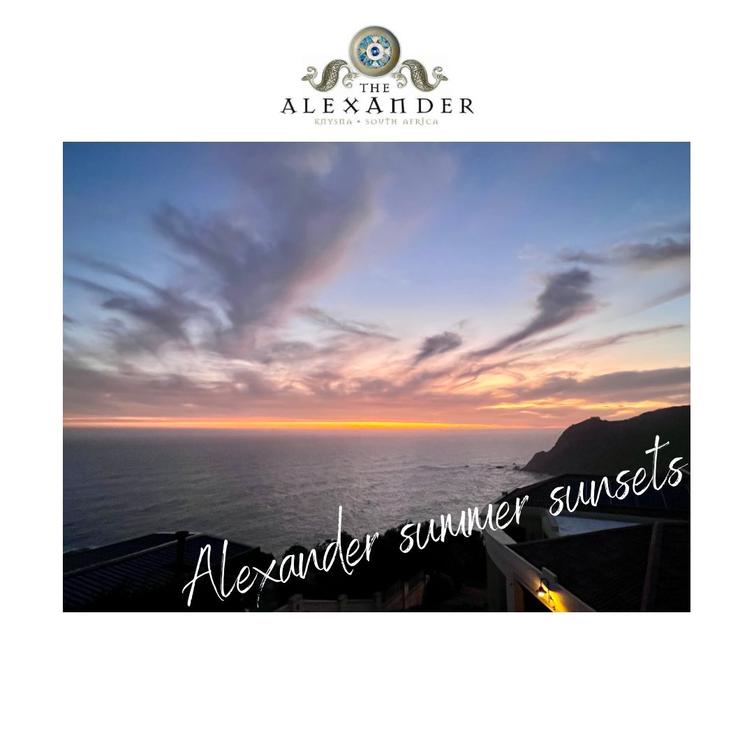 What a magnificent summer’s day it was today! Now this stunning sunset 🌅 #AlexanderHouse #Knysna #KnysnaHeads #holiday #travel #tourism #vacation #guesthouse