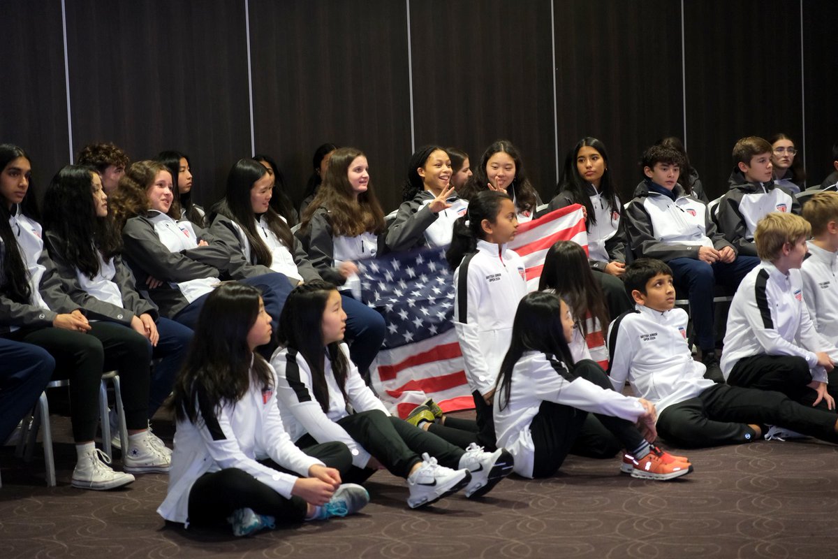 We told you that Team USA were here in force !!!  <a href="/USSQUASH/">US SQUASH</a>