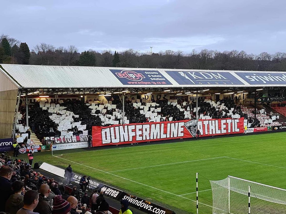 scotsawaydays's tweet photo. Dunfermline fans display today at home v Raith

@officialdafc https://t.co/znswru2If1