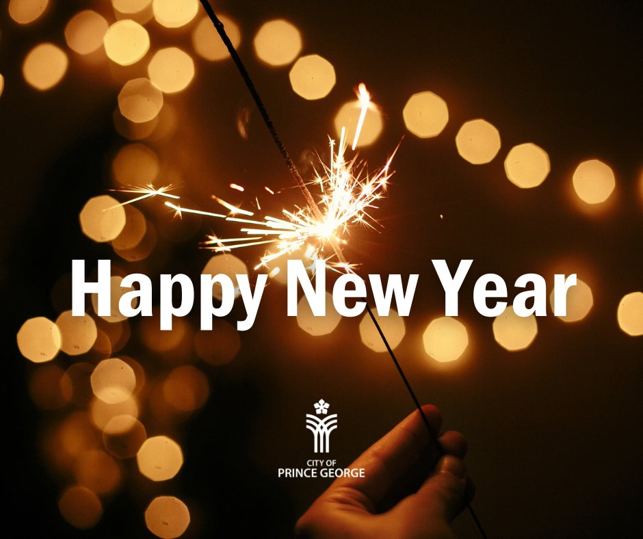 Happy New Year from all of us at #CityofPG! We wish you all the best in 2024 🎉 💙 Read our 2023 year in review on our website: princegeorge.ca/city-hall/news…