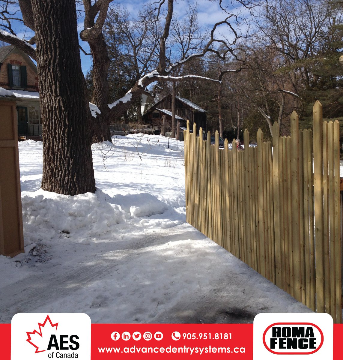RomaFence's tweet image. Swing into the new year with us! 🎉 #AES #advancedentrysystems #swinggate