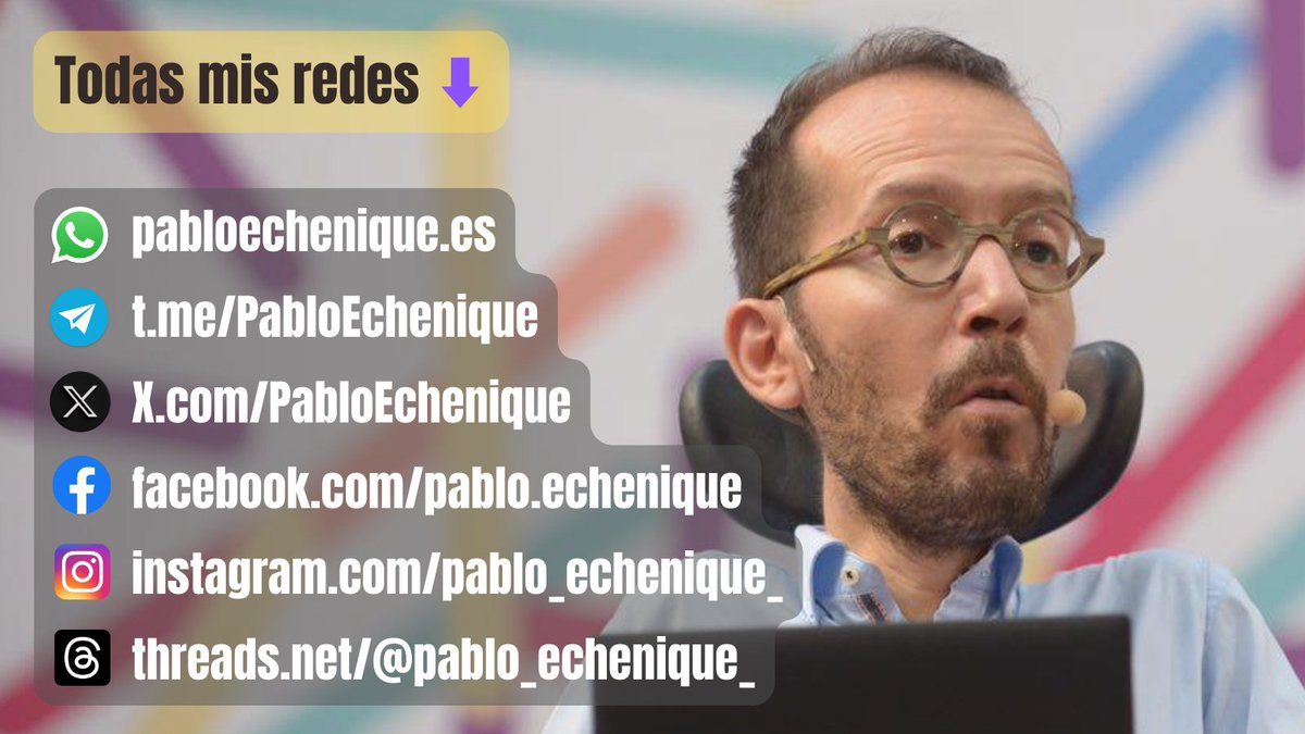 Pablo Echenique tweet media