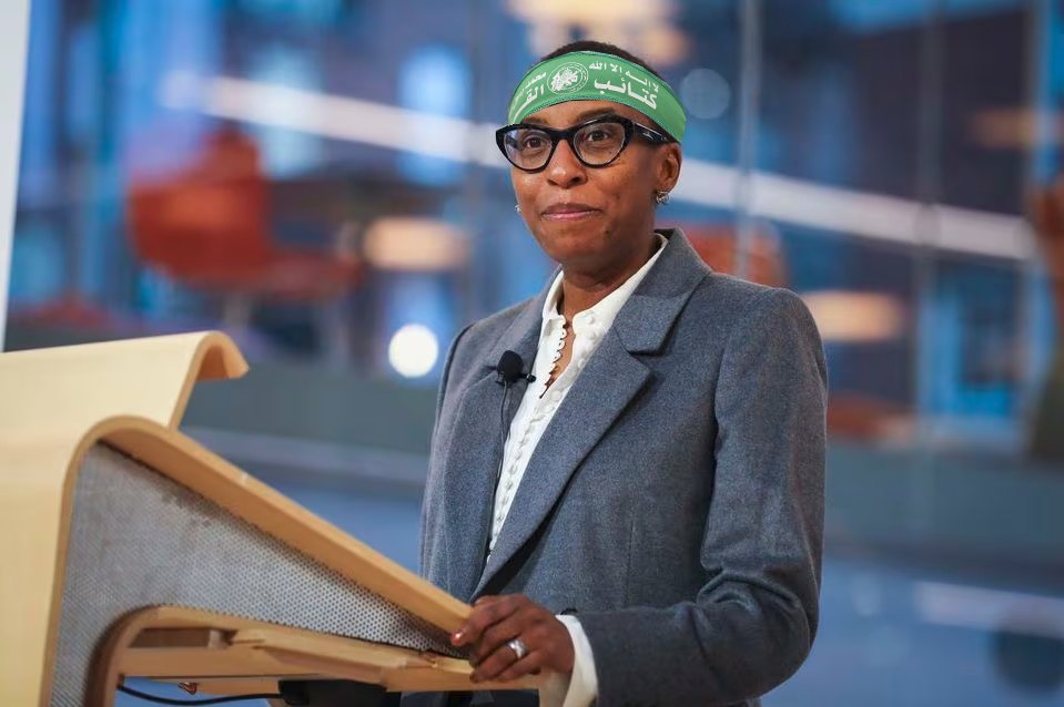 BREAKING: Claudine Gay of Harvard accepts leadership position in Hamas hours after the former deputy leader passed away in Beirut.