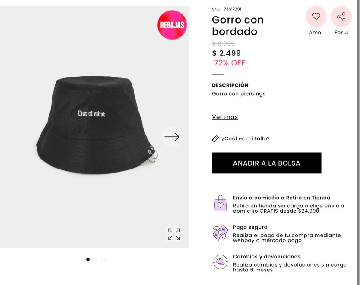 🧢 Gorrito con piercings bajó a $ 2.499 con todo medio de pago en TodoModa.

➡️ descuentosrata.com/oferta/10220/g…