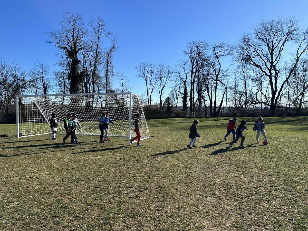 ⚽️ Kicking off the New Year with a fantastic surprise at Manorhaven! Our students are overjoyed with the brand new soccer net. Here's to many more goals and smiles in 2024!