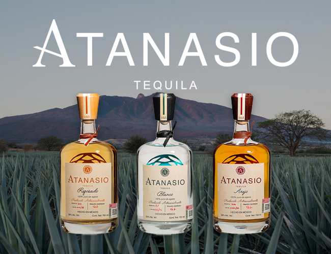 ALL NEW Atanasio Tequila
Blanco $79.99
Reposado $99.99
Anejo $109.99
BUY NOW👉InternetWines.com