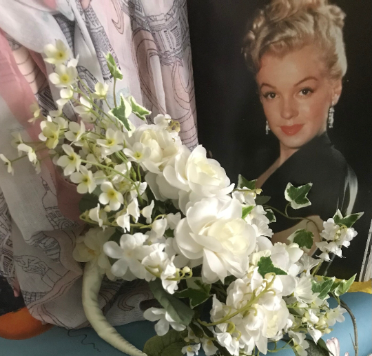 Promoting Beautiful white mix faux floral bridal bouquet with jasmine and gardenia on a ribbon curved handle with white faux rose buttonhole. Just perfect for a summer wedding.  
etsy.me/3vmNIdz via @Etsy
#wedding #bridalbouquet #Church #floral #rose #jasmine #gardenia