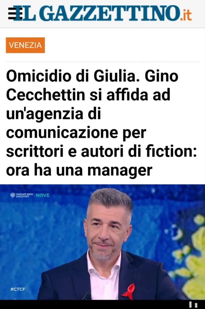 Lo schifo fatto uomo. 
#GinoCecchettin #ginocecchetin #giuliacechettin
