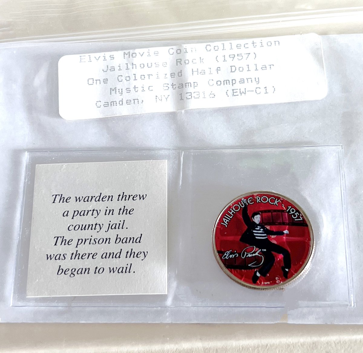 rusticrelics04's tweet photo. United States KENNEDY HALF DOLLAR Elvis Colorized Coin Jail House Rock Movie https://t.co/u7KA1X71ul… #eBay via
@eBay
#coin #coincollector #MidCentury #Elvis #Movies #UScoin #KennedyHalfDollar #Jailhouse #JailhouseRock #RockAndRollHallOfFame #party #1950s https://t.co/41HsvTmkhh