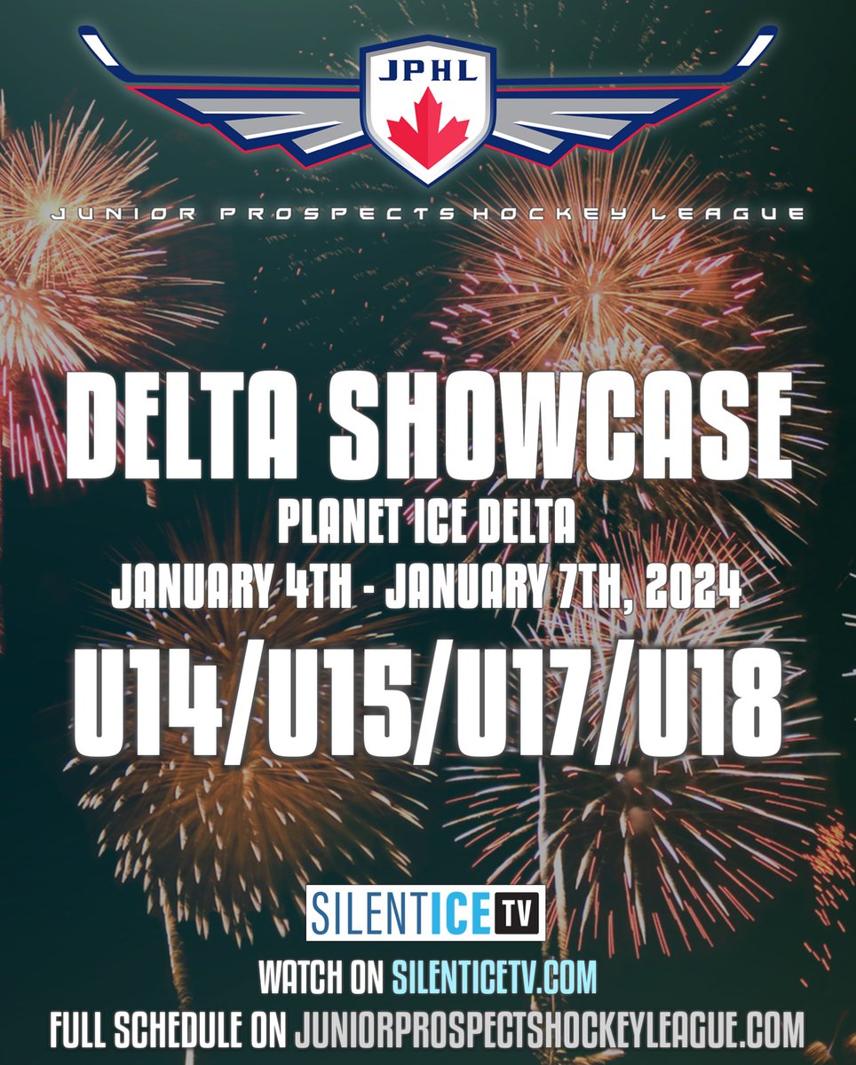 JrProspectsHL's tweet photo. The first JPHL puck of 2024 is dropping in Delta January 4-7 weekend!
31 teams competing across 56 games to start the new year.
#OurModel #YourChoice https://t.co/0y7EAhA96G