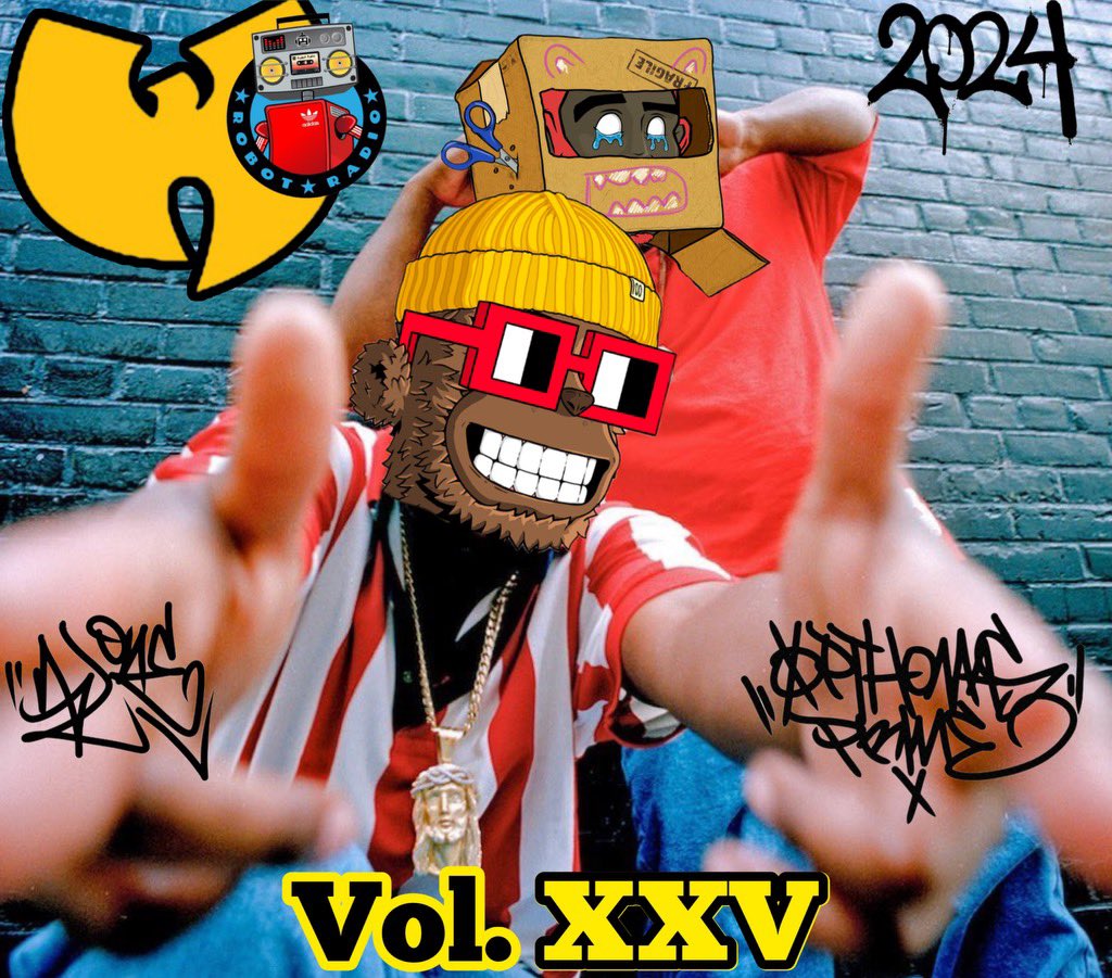 This Wednesday my main guy <a href="/iamAL_O1ne/">AL One🎙️</a> and I will be playing some Wu-Tang Clan. Come check out <a href="/RobotRadio01/">🤖Robot Radio🎙️</a> vol. XXV and talk music and web3 with the gang. All communities are invited. Anyone who loves hip hop will enjoy this one. 

x.com/i/spaces/1LyxB…