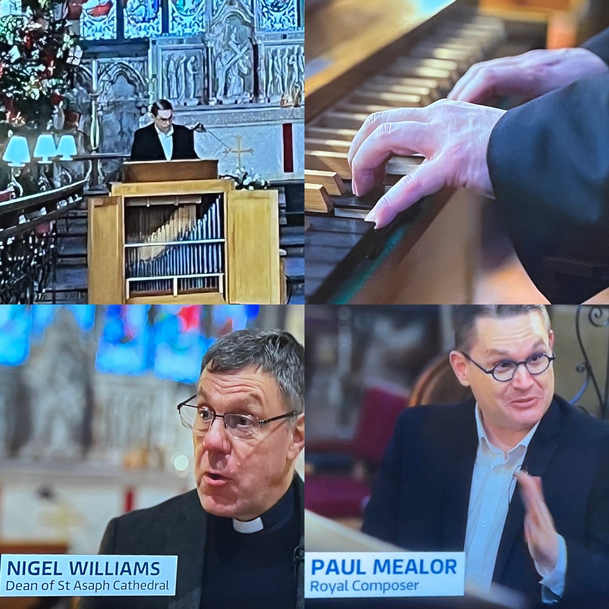 My TV #organ playing debut on #ITVWales #News @ITVJoanne The concentration lol! A Great news piece and a lovely plug for this year’s @nwimf which will run from September 12th to 21st. Loads of great #performers, #commissions and ‘acts’ lined up! More info soon!