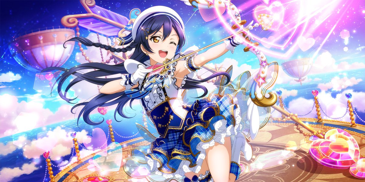loveliveflagOTD's tweet photo. today’s love live pride flag of the day is the queerplatonic achillean flag from umi sonoda [ blue amor ] https://t.co/dgsCno7NDW