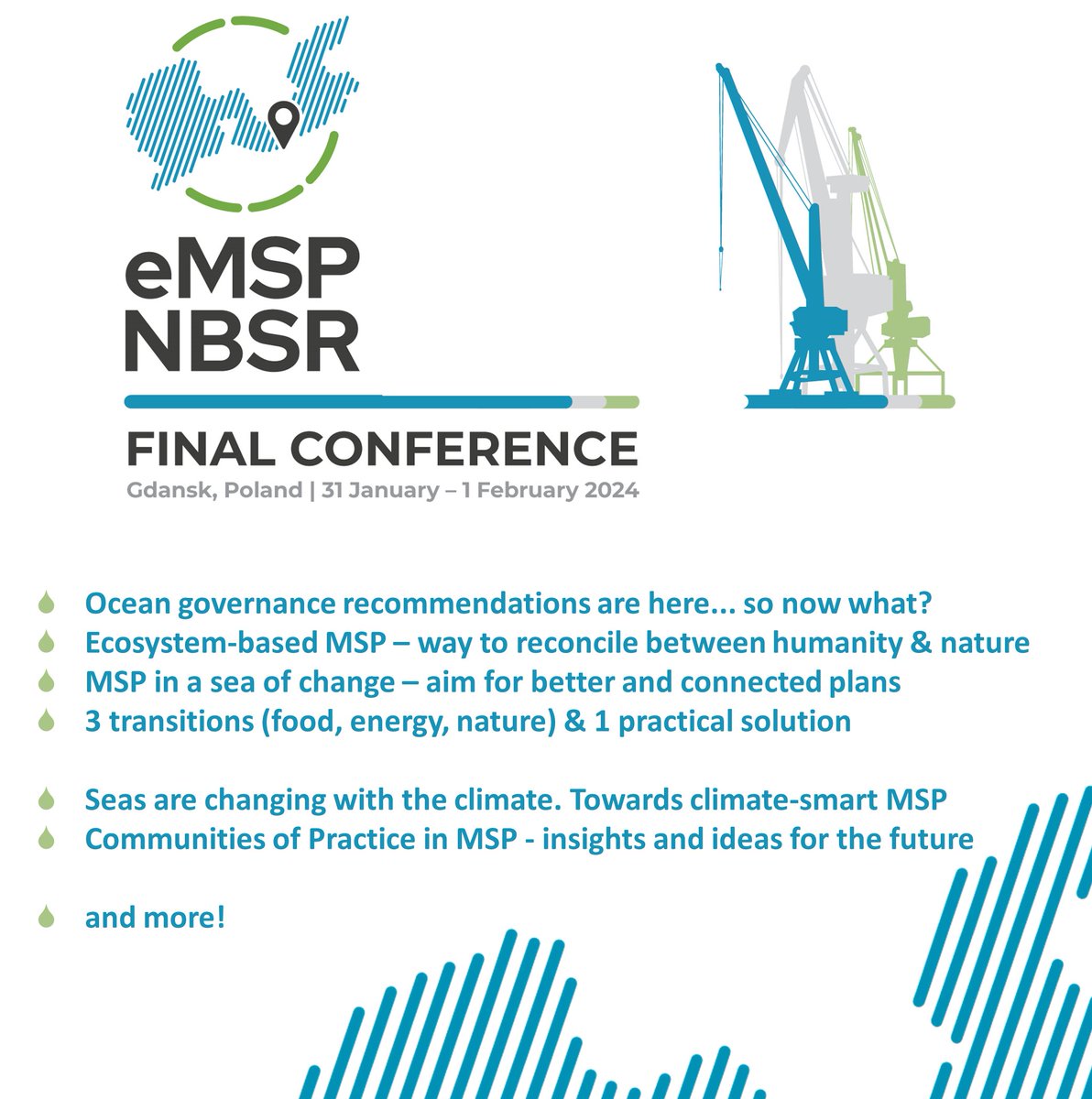eMSP NBSR Project (@emspproject) on Twitter photo Start your MSP year with learning and discussing <a href="/eMSPproject/">eMSP NBSR Project</a> results 🗨️💬💭
Participate in our Final Conference: emspproject.eu/final-conferen… Start your MSP year with learning and discussing <a href="/eMSPproject/">eMSP NBSR Project</a> results 🗨️💬💭
Participate in our Final Conference: emspproject.eu/final-conferen…