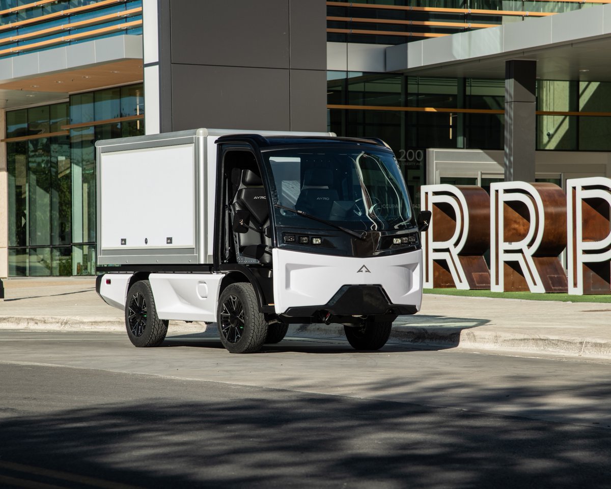 "The innovations used to develop the AYRO Vanish will change how the marketplace understands both sustainability and the use of an LSEV." - Mark Luckevich, AYRO Principal Engineer. Pre-order the Vanish today: bit.ly/3Ikx41y