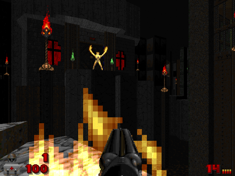 Scorpius151's tweet photo. One year ago, I created MAP04: The Root of All Evil from HARDFest 2. #DOOM #modding #throwback https://t.co/sd8rhSqil9