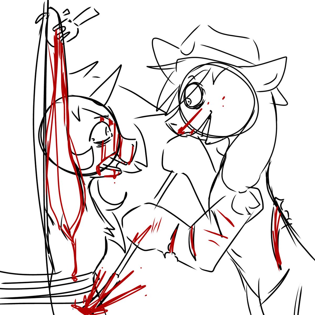 WormKid3's tweet photo. TW:GORE 
the #applesleepexperimet
im back on twitter X now and i was hoping to catch some artists mutuals and new friends
#art #artwork #photoshoot #sketch #painting #bhfyp #digitalart #draw #arte #creative #artistsoninstagram #ink #instaart #sketchbook #artoftheday #mylittlepony https://t.co/T4CYiHa9m1