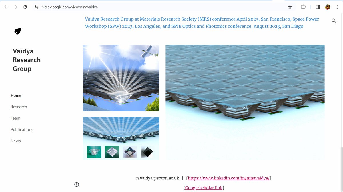 Happy to present our new <a href="/VaidyaGroup/">Vaidya Research Group</a> website sites.google.com/view/ninavaidya Whether this holiday season was a fun celebration &amp;/or a thoughtful reflection and rest to advance our collective efforts in science + technology to tackle our societal grand challenges - Happy New Year All✨🚀