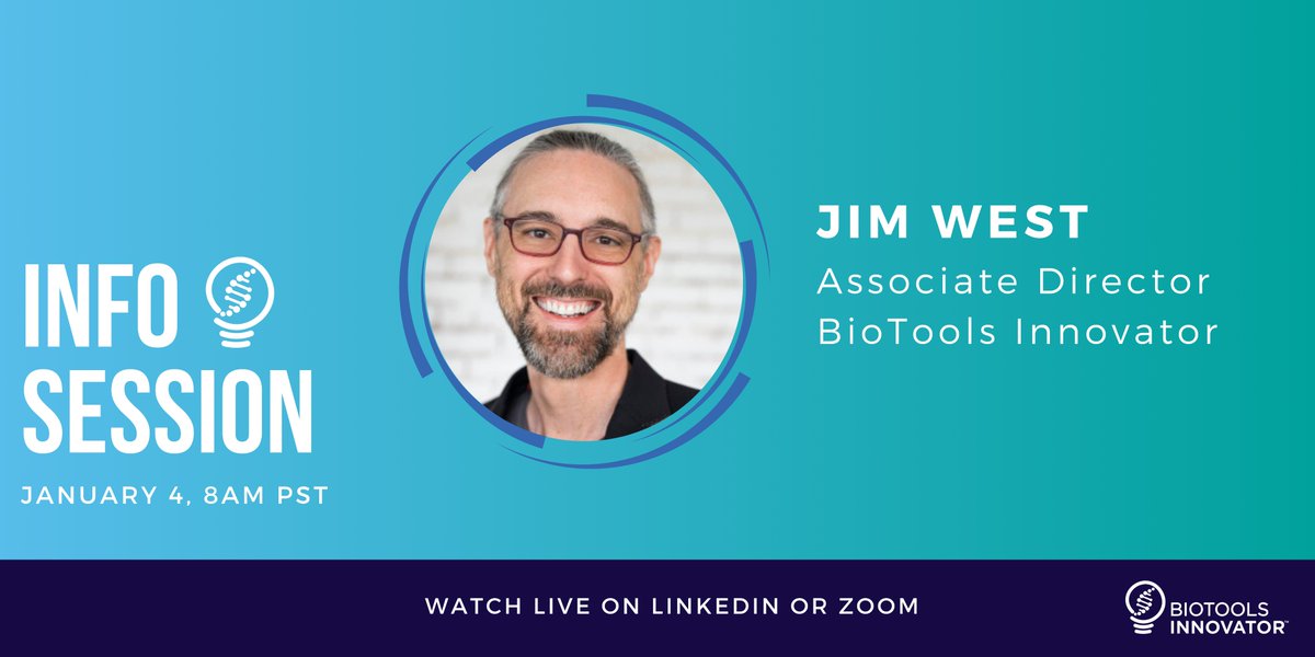 ⏰ One month until BTI applications officially close! Don't miss out on getting all your questions answered and join our 2nd BioTools Innovator application Info session held on January 4th at 8:00AM PT. Register for the zoom session here: lnkd.in/gmh7UjFy #bti #biotool