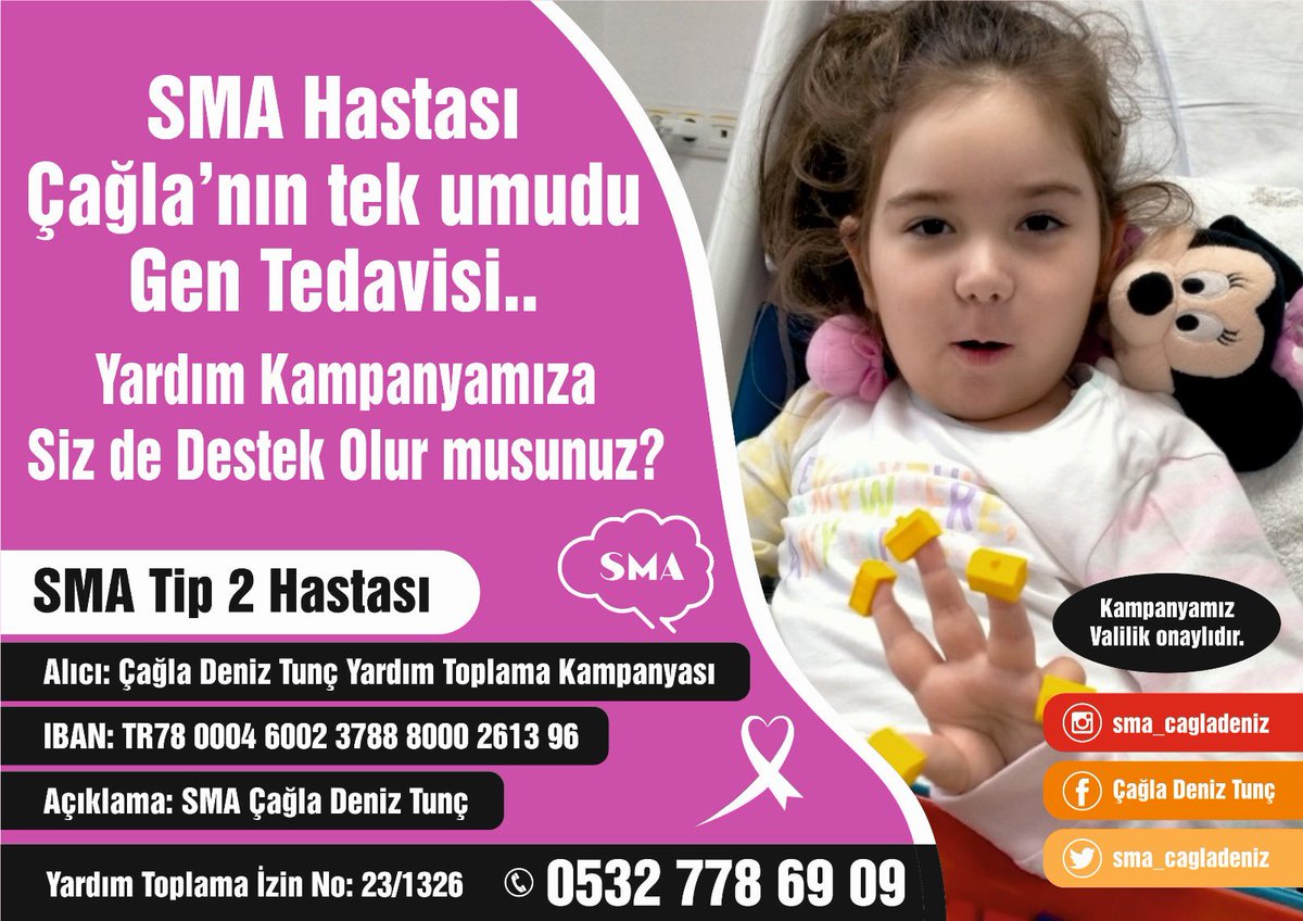 @sma_cagladeniz Çağlamızın desteğe ihtiyacı var. @Doarutkay @haluklevent @feyzaltun @bernalacin35 @CMYLMZ @dmtevgar @ProfDemirtas @DemetAkalin @OguzhanUgur